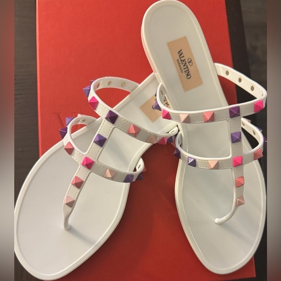 Valentino Gavarani rockstud pvc Sandals - 36 - Picture 7 of 7